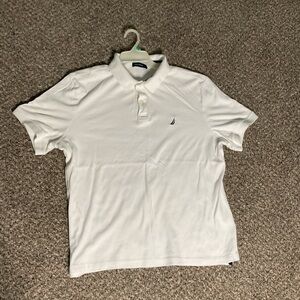 Nautica white polo shirt